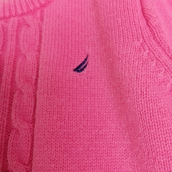 Girl's Pink Nautica Sweater Dress (4T) - Picture 2 of 4